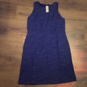 Loft Sleeveless Blue Shift Dress